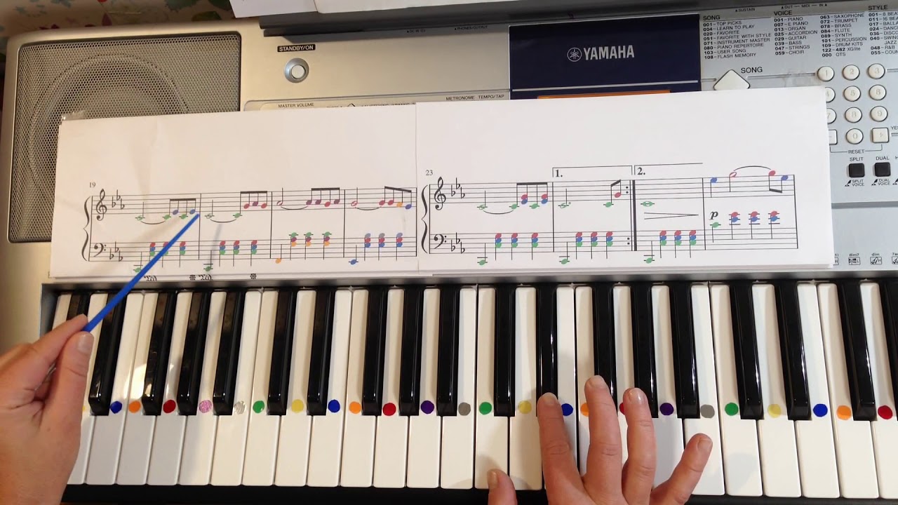 Woods Darker then Night from Child of Light_ Tutorial + sheet /Child of Light_обучение+ноты