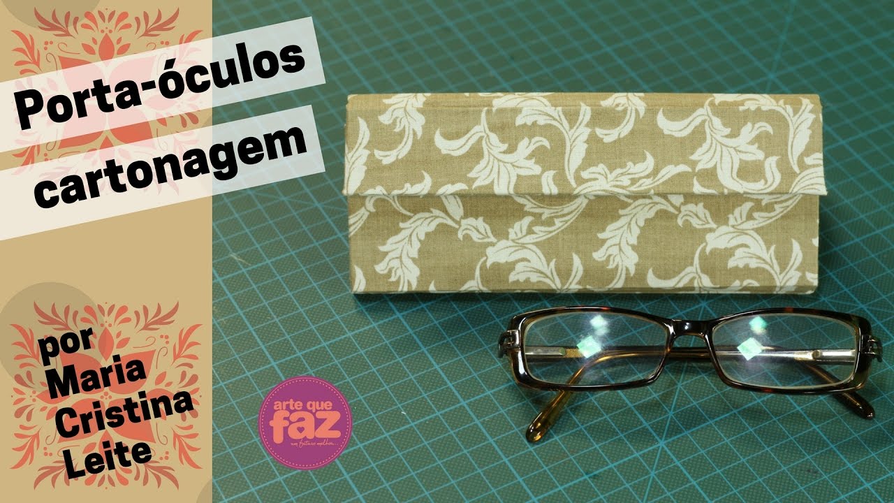 Porta-óculos em cartonagem