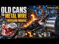 How Old Cans Become Metal Wire in Factories | Ultra Realistic AI Recycling Process