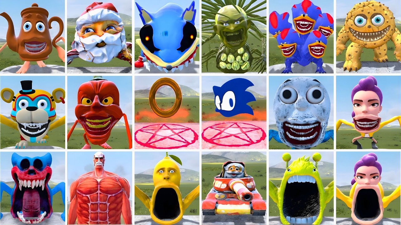 WHO IS THE STRONGEST FROM ALL SHIN SONIC TAPES VS ITALIAN AI BRAINROT MEMES TAPES in Garry's Mod