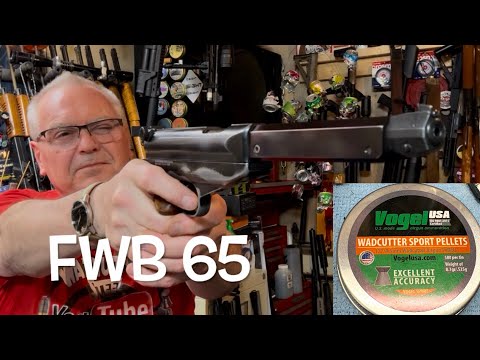 Testing the new Walmart Vogel pellets in my vintage Feinwerkbau 65!