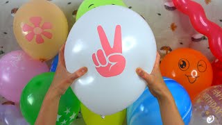 FUN BALLOON POP COMPILATION!!! #satisfying #asmr #popping #balloon #color #fun