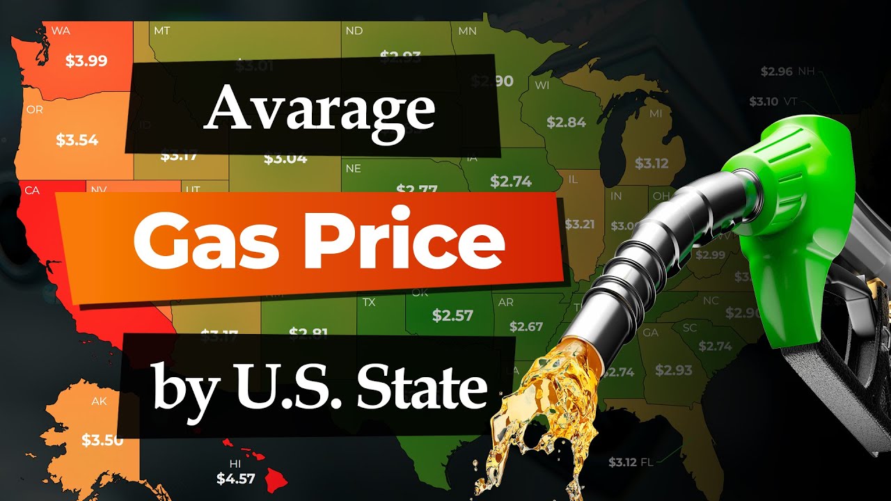 Gas Prices by U.S. State – Where Is It the Cheapest? | Mapped ⛽💰 - YouTube