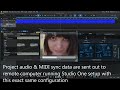 PreSonus Studio One: configure for real-time film score collaboration over the internet