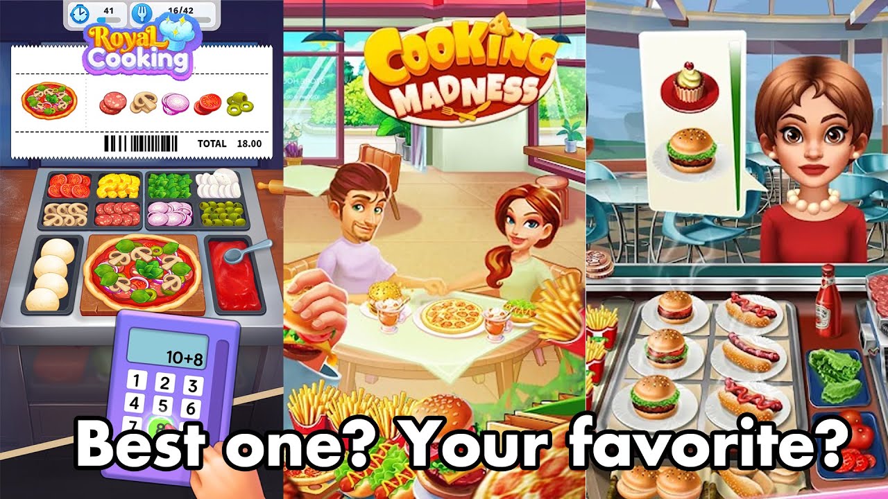 Top 3 Cooking Games with Millions of Downloads | Best Cooking Mobile Games 2025