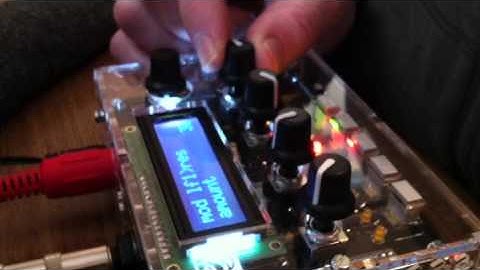 Shruthi digital fx board arpeggiator demonstration