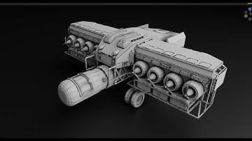 Make a Sci-fi Plane - Grid Modeler (blender addon)