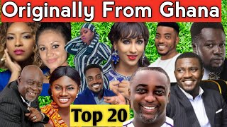 Top 20 Nollywood Actors Who Are Originally From Ghana