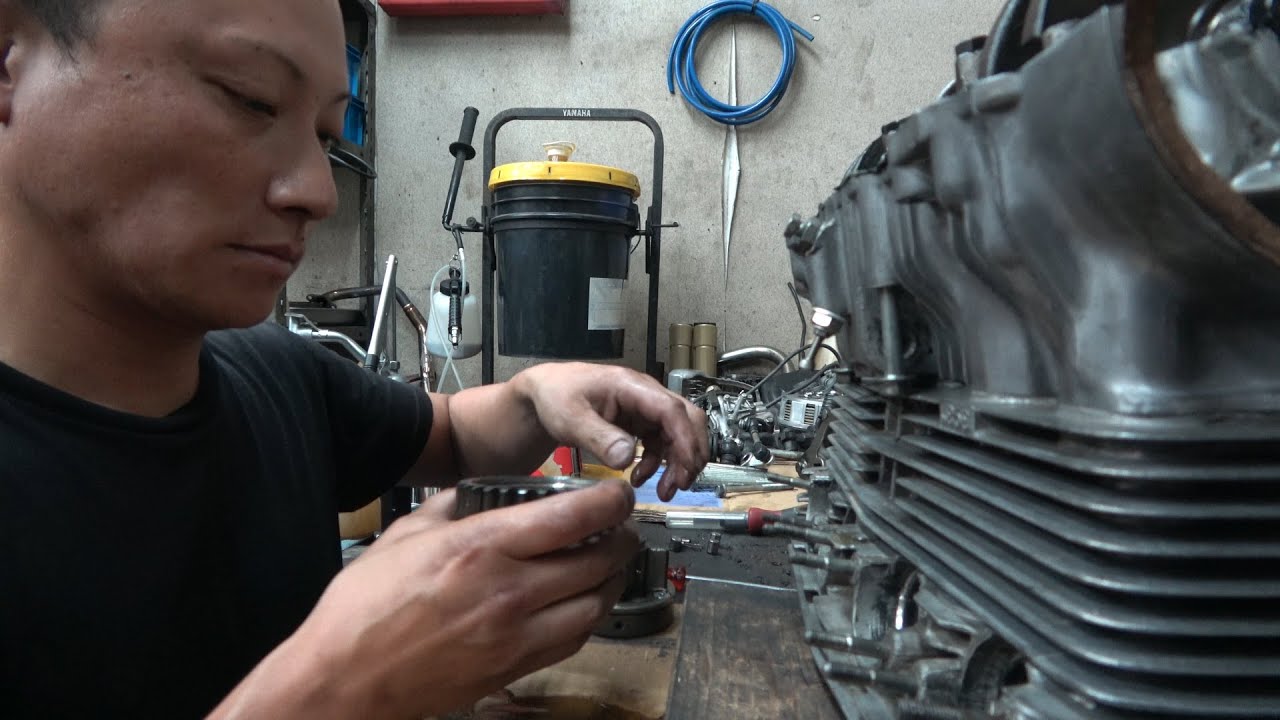 CB400four398 ヨンフォアのワンウェイクラッチオーバーホール