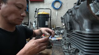 CB400four398 ヨンフォアのワンウェイクラッチオーバーホール - YouTube