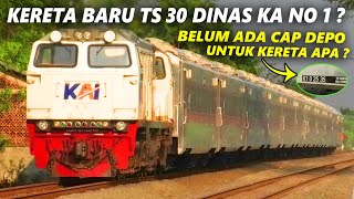 SUPER NGEBUT‼️KERETA BARU TS 30 DINAS KA RAJA UTARA RUTE SURABAYA JAKARTA MELAJU KECEPATAN TINGGI