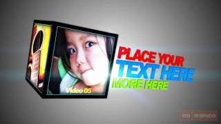 After Effects Template Floating Cube