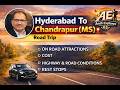 Hyderabad to Chandrapur By Road, Hyderabad se Chandrapur car se