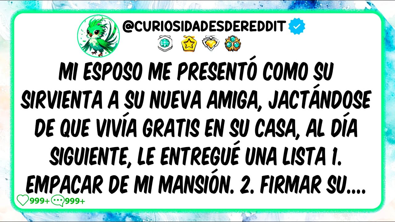 Mi esposo me presentó como su SIRVIENTA a su nueva amiga, jactándose de que vivía GRATIS en SU casa