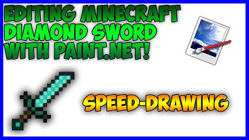 Editing Diamond Sword with Paint net!
