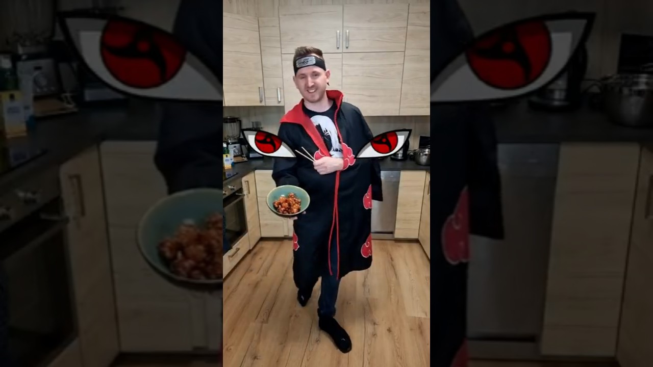 Karaage Fried Chicken in Spicy Honey Garlic Sauce 🍗🐔 jiraiya karaage