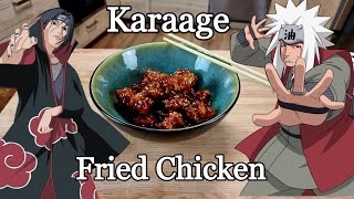 Karaage Fried Chicken In Spicy Honey Garlic Sauce 🍗🐔 #Jiraiya #Karaage #Naruto #Shorts