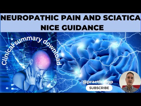 Neuropathic pain and sciatica- NICE guidance