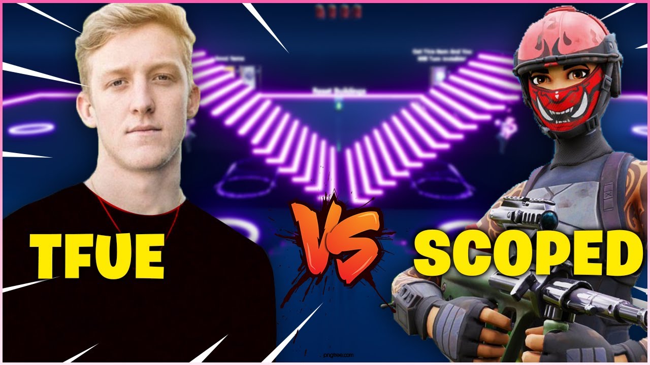 Tfue Cod Tfue Challenged Scoped to REALISTIC 1v1 and this happened... - YouTube