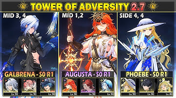 Augusta-Mortefi, Galbrena-Changli, Phoebe | Tower of Adversity 2.7 36 Crest | WuWa