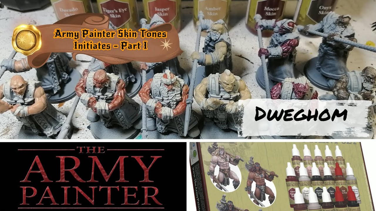 Finally Testing the Army Painter Skin Tones - Dweghom Initiates Part I