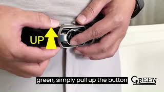 Best Automatic Golf Belt with Magnetic Ball Marker | 40 Years of Craftsmanship | GREEN Golf