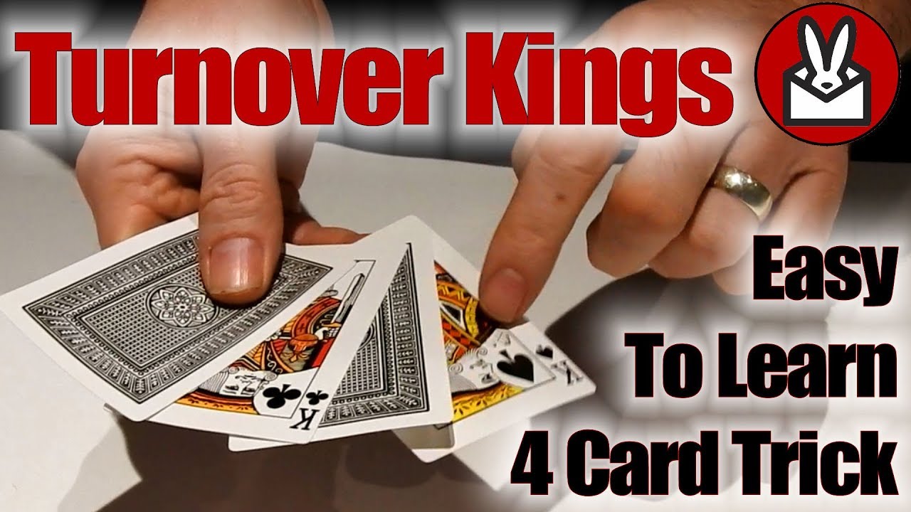 Turnover Kings To Aces Packet Card Trick YouTube