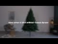 Cómo armar el árbol artificial Canada Spruce