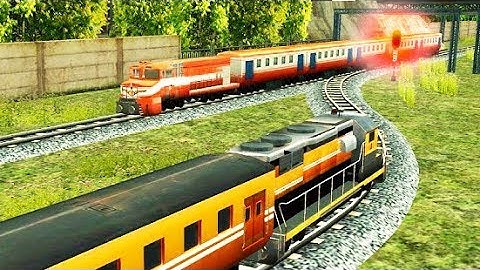 Indian Train Racing Games 3D - Multiplayer | Android / ios Gameplay  | Droidnation
