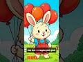 Learn Colors with Cute Bunny 🐰🌈 | Red, Yellow, Green for Kids | Fun Educational Short.