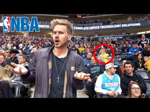 Hide and Seek at a LIVE NBA Game!