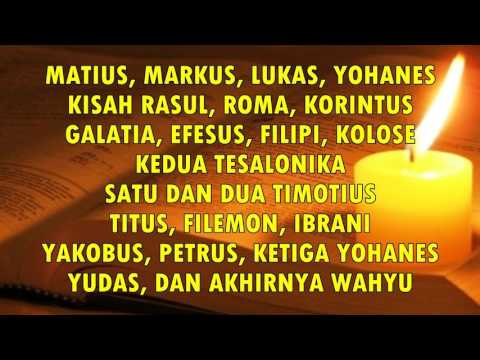 LAGU KITAB PERJANJIAN BARU - LAGU SEKOLAH MINGGU