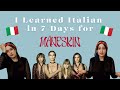 I Learned Italian in 7 Days (for Maneskin)