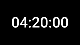 4 Hour 20 Minute Countdown