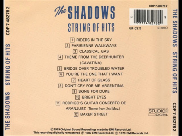 The Shadows - String of Hits - YouTube