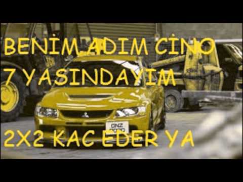 BENİM ADIM CİNO 7 YASINDAYIM 2X2 KAC EDERYA