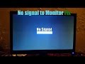 No signal to Monitor Fix Easy PC Fix