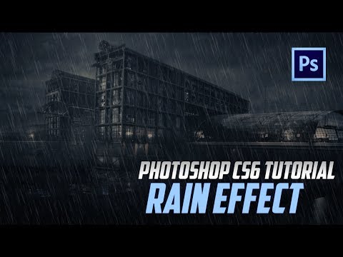 Photoshop Tutorial : Rain Effect