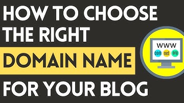 How to Choose the Right Blog Domain Name for Your Blog?