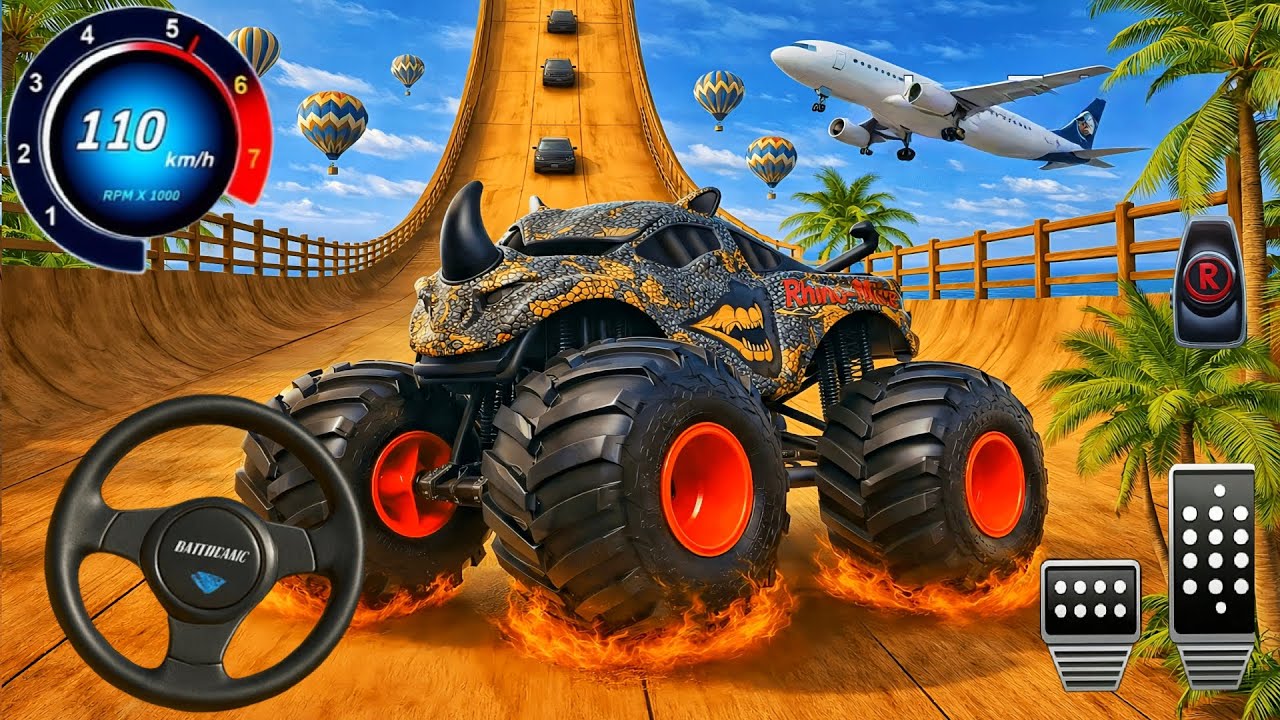 Impossible GT Monster Car Stunt Master Simulator–Mega Ramp Race 3D Challenge – Android Gameplay 2026