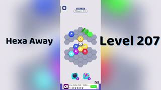 🧠 Hexa Away Level 207 Walkthrough