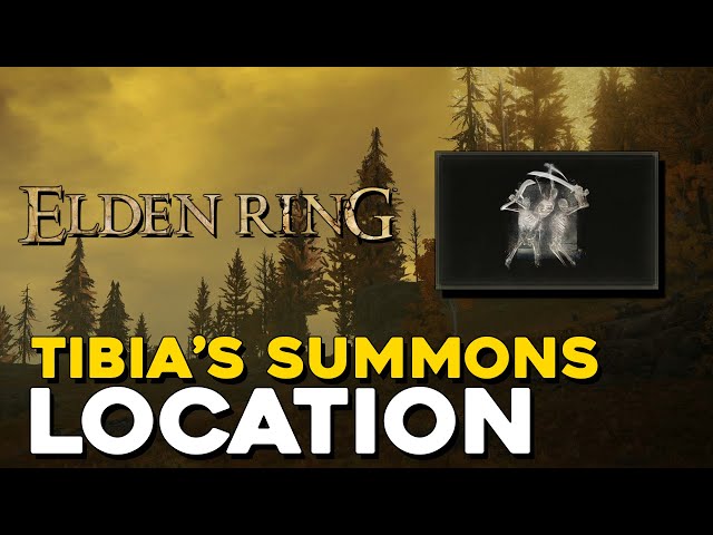 Elden Ring - Tibia's Summons Location (Sorcery) 