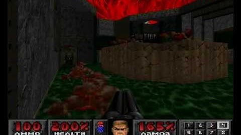 Doom PSX (TC) Map 49 (The Catacombs) (100% all secrets)