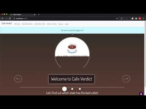 Cafe Verdict Rails project
