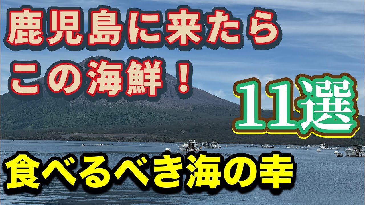 【鹿児島旅行】鹿児島グルメ❗️鹿児島に来たら外せない地元で人気の魚、海鮮、海の幸❗️