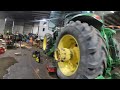 John Deere 8335R start up.