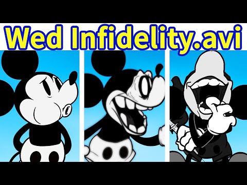 Friday Night Funkin&rsquo;: VS Mickey Mouse.avi (Wednesday Infidelity) FULL WEEK + Cutscene [FNF Mod/HARD]