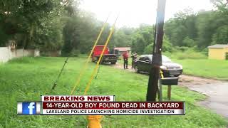 Homicide detectives investigating after 14-year-old found dead in Lakeland