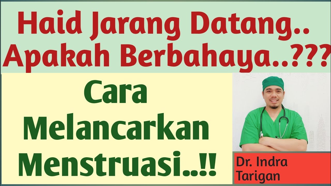 Cara mengatasi menstruasi tidak lancar / cara melancarkan haid / cara mengatasi jarang datang bulan