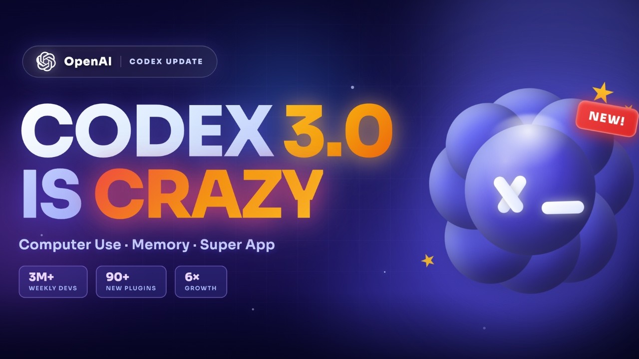 Codex 3.0 controlling computer applications